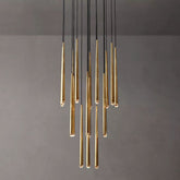 Artemis Round Tapered Tubular Chandelier 30 - YhLamps